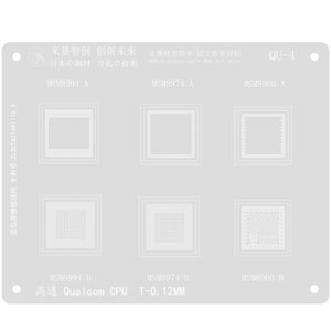 MJ BGA Reballing Solder Stencil Plant Tin Net Qualcom CPU - ORIWHIZ