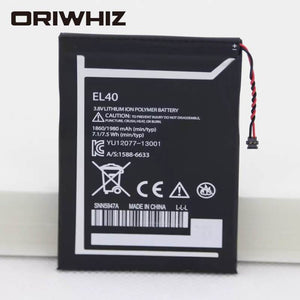 Moto E XT1019 XT830C XT1021 1860mAh EL 40 built-in mobile phone battery replacement mobile phone battery EL40 - ORIWHIZ