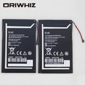 Moto E XT1019 XT830C XT1021 1860mAh EL 40 built-in mobile phone battery replacement mobile phone battery EL40 - ORIWHIZ