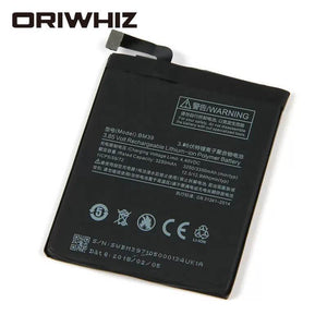 New BM39 mobile phone battery for mi 6 mi 6 3250mAh built-in lithium ion battery - ORIWHIZ