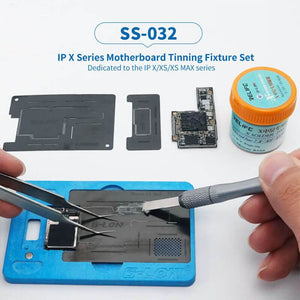 New Upgrade SS-032 Reballing Platform Motherboard Middle Layer Fixture Holder for Phone X XS XSMAX With Stencil - ORIWHIZ