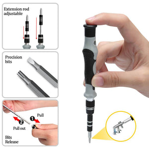 OEM Order only 115 in 1 Household Computer Laptop Mobile Phone Screwdriver Set DIY Repair Tool Kit Implant Screwdrivers - ORIWHIZ