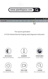 QIANLI SuperCam Infrared Thermal imaging PCB Fault Fast Detection Thermal Imaging Instrument Camera For Phone Motherboard Repair - ORIWHIZ