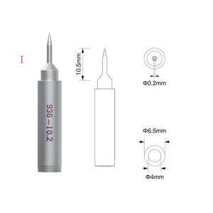 Qianli Tool 936 Universal Soldering Stations Solder Iron Tips Durable Lead Free K J I Welding Tip For BGA Rework - ORIWHIZ