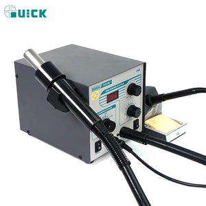 QUICK 706w+ 2 In 1 digital SMD BGA Rework Station Hot Air Gun Desoldering rework Station for Phone Repair Welding Tool - ORIWHIZ