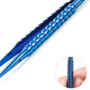 RT-11B/15B 0.15MM Precision Tweezers Titanium Alloy For Mobile Phone Repair Non-slip Tip Clip Resistor Chip Jump Wire Tweezers - ORIWHIZ