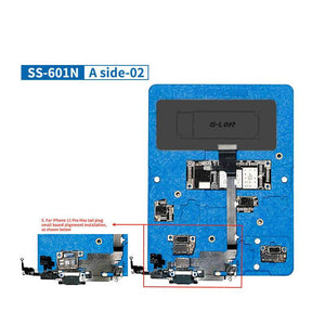 SS-601N Motherboard Reballing Fixture for IP 11 11 PRO 11 PRO MAX Double Side Planting Reballing Platform - ORIWHIZ