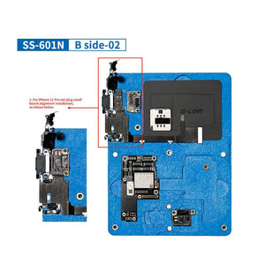 SS-601N Motherboard Reballing Fixture for IP 11 11 PRO 11 PRO MAX Double Side Planting Reballing Platform - ORIWHIZ