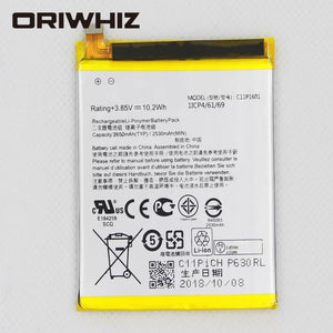 Suitable for ZENFONE 3 ZE520KL Z017D LIVE ZB501KL 2650 mAh 2530 mAh C11P1601 mobile phone battery - ORIWHIZ