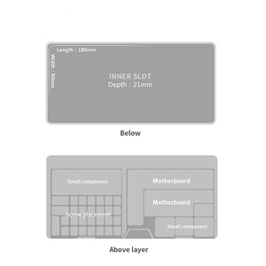 SUNSHINE SS-001A Multi-function Magic Box Mobile Phone LCD Screen Mainboard IC Component Plastic Organization Storage Box - ORIWHIZ