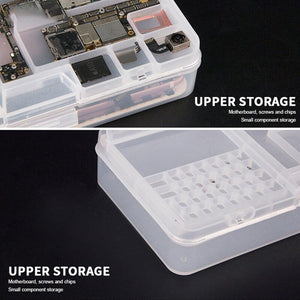 SUNSHINE SS-001A Multi-function Magic Box Mobile Phone LCD Screen Mainboard IC Component Plastic Organization Storage Box - ORIWHIZ