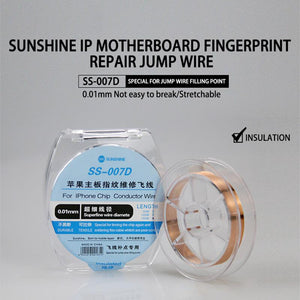 SUNSHINE SS-007D 0.01mm jump wire line linprecision flexible circuit dedicated for iphone chip repair jump conductor wire 150mm - ORIWHIZ