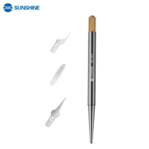 SUNSHINE SS-101C Multifunctional CPU IC Glue Remover Knife For Mobile Phone Repair Xiaomi iPhone Motherboard BGA Glue Scraper - ORIWHIZ