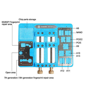 SUNSHINE SS-601J Universal Fixture platform Double Bearing Stable For IPhone PCB Mainboard BGA Repair Fixture Soldering Tool - ORIWHIZ