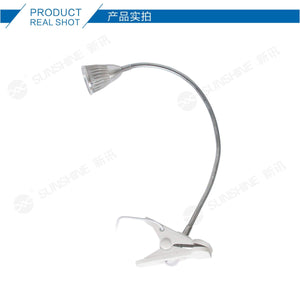 SUNSHINE SS-802 LED Clip on Desk Lamp Table Lamp Clip Study Work Lamps Flexible Gooseneck Table Light for Reading Book Computer - ORIWHIZ