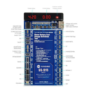 SUNSHINE SS-915 Universal Battery Activation Board for iPhone 4- X XS 11PRO MAX 12 Mini Pro Max for Android Full Range Phone - ORIWHIZ