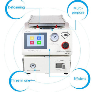 TBK 208 Vacuum Laminator Machine OCA laminating machine 3in1 separation laminating defoaming integrated machine for mobile lcd display repair machine - ORIWHIZ