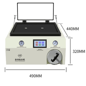 TBK 408A Mobile Phone vacuum Laminating and defoaming machine for flat curved lcd screen defoaming OCA repair and bubble remove - ORIWHIZ