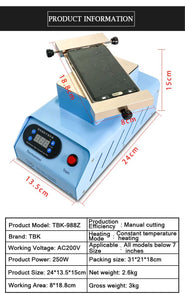 TBK 988Z Automatic LCD Bezel Heating Separator Machine for Flat Curved Screen 3 in 1 - ORIWHIZ