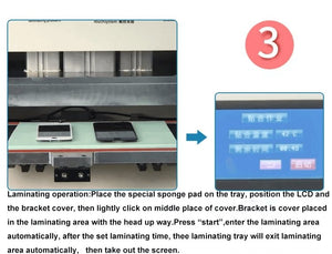 TBK908 Automatic Vacuum OCA Laminating Machine Debubble Remover For iPad Mobile Phone Tablet Screen Under 15 Inch LCD Repair - ORIWHIZ