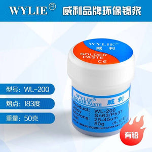 Wylie 183 138 217 158 Temperatur Soldering Paste Flux Solder Tin Sn63/Pb67 for Soldering Iron Circuit Board SMT SMD Repair Tools - ORIWHIZ