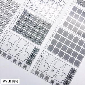 WYLIE green oil net UV lamp curing green oil tin planting board hard disk CPU dropping point touch-up paint pad repair net - ORIWHIZ