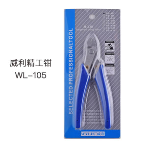 WYLIE Plier WL-A05 105 106 Oblique Side 5 inch 6 inch Industrial Grade Chrome Vanadium Steel Mini Electronic Cutting Pliers - ORIWHIZ