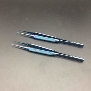 WYLIE titanium alloy antimagnetic pointy tweezers microscope fingerprint flying wire pointy tweezers for mobile phone repair - ORIWHIZ