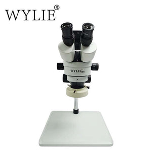 WYLIE trinocular microscope synchronous true trinocular electron microscope Mobile phone maintenance Ultra HD continuous zoom - ORIWHIZ