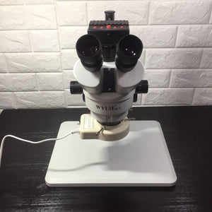 WYLIE trinocular microscope synchronous true trinocular electron microscope Mobile phone maintenance Ultra HD continuous zoom - ORIWHIZ