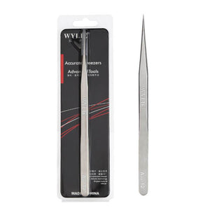 WYLIE Tweezers Aaa-14 Aaa-12 16 cm long Curved Straight Tip Stainless Steel Tweezer for mobile repair - ORIWHIZ