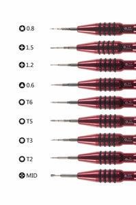 WYLIE WL-700 screwdriver T2 T3 T4 T5 T6 0.6 0.8 1.2 1.5 and mid for mobile phone LCD screen repair tools - ORIWHIZ